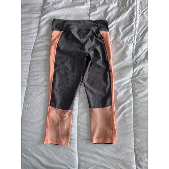 Womens UNDER ARMOUR Compression Crop Leggings Sz Medium Drawstring 20" - Picture 9 of 11